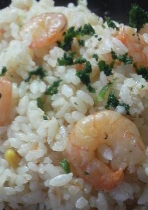 大絶賛エビピラフ!芯が残らない作り方♪-レシピのメイン写真