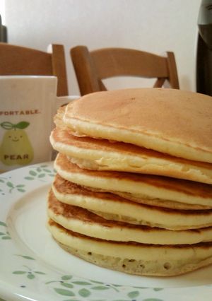 ホットケーキMIXハワイアン風パンケーキ-レシピのメイン写真