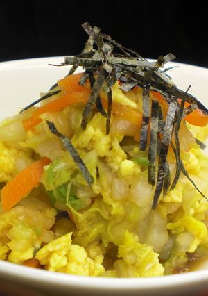 ふんわり卵と白菜の和え物-レシピのメイン写真