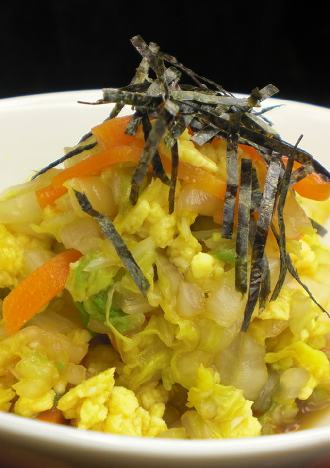 ふんわり卵と白菜の和え物-レシピのメイン写真