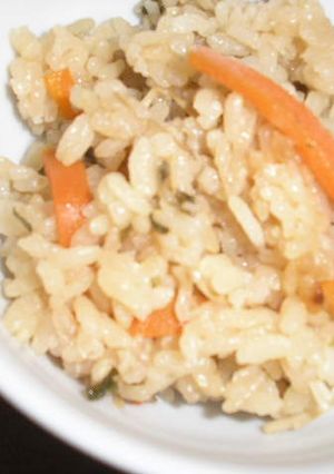 塩昆布で炊き込みご飯♪-レシピのメイン写真