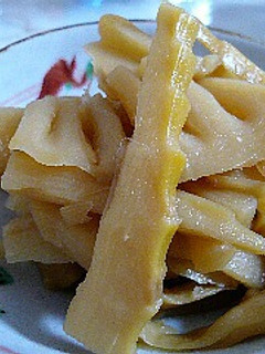 たけのこの利用法①おいしいメンマ-レシピのメイン写真