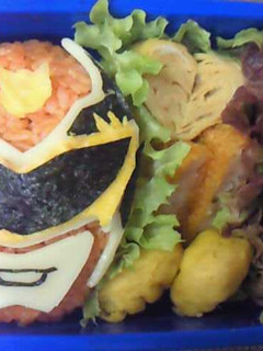 キャラ弁★ゴセイレッド-レシピのメイン写真