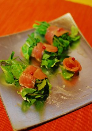 前菜★サーモン＆クレソン＆クリームチーズ-レシピのメイン写真