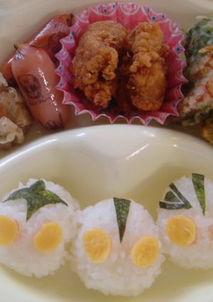 ★キャラ弁★ちっちゃいウルトラマン達♪-レシピのメイン写真