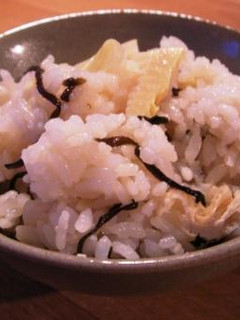 簡単タケノコご飯in ふじっ子塩昆布♪-レシピのメイン写真