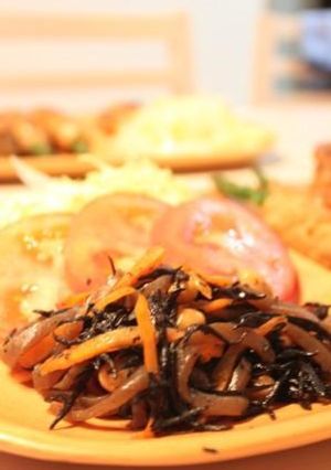 大豆とひじきの煮物　副菜、常備菜に♪-レシピのメイン写真