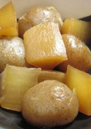 ブリ大根の煮汁de玉こんにゃく☆-レシピのメイン写真