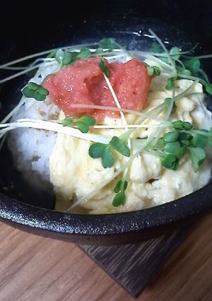石焼鍋で天津飯on the明太子★-レシピのメイン写真