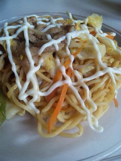 ホットプレートで作る焼きそば-レシピのメイン写真