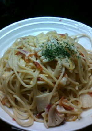 旬のタケノコと桜海老のパスタ-レシピのメイン写真
