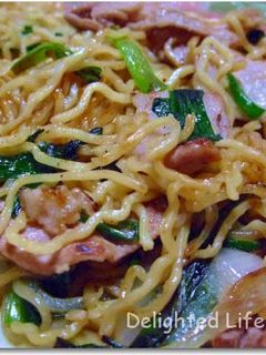 ウエイパーで☆豚ニラ塩焼きそば-レシピのメイン写真