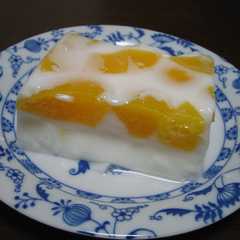 รูปของ フルーツ牛乳寒天☆