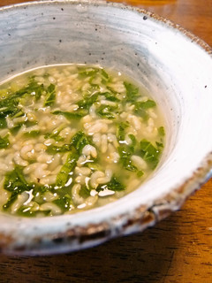 蕗の葉の玄米粥-レシピのメイン写真
