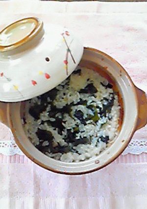 簡単ヘルシー☆柚子胡椒味のワカメ雑炊-レシピのメイン写真