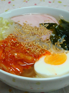 冷麺スープとトッピング-レシピのメイン写真