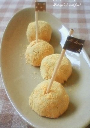 離乳食手づかみ☆さつまいものきな粉団子-レシピのメイン写真
