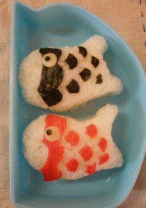 キャラ弁　こどもの日「こいのぼり」-レシピのメイン写真