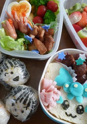 プリキュア　コフレの遠足弁当-レシピのメイン写真