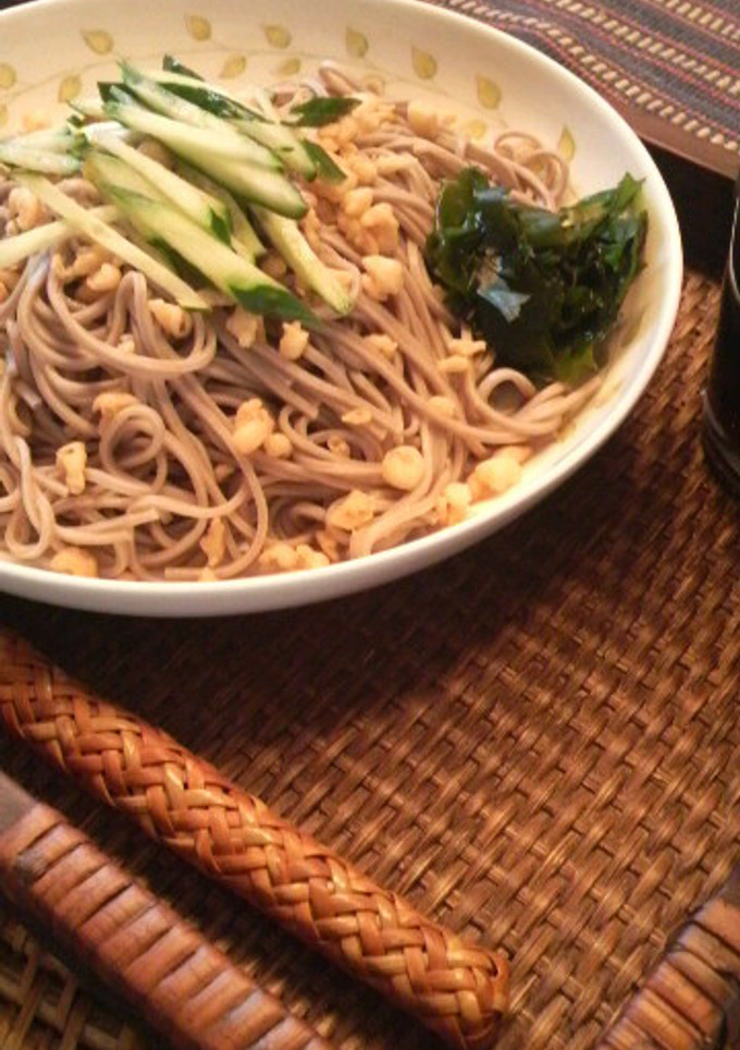 簡単！冷やしタヌキ蕎麦-レシピのメイン写真