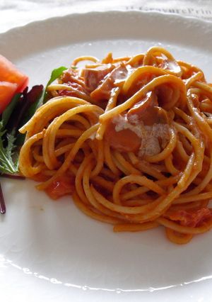 カフェ風トマトクリームパスタ♡-レシピのメイン写真