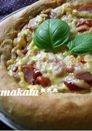 ふわふわ♡全粒粉入りチーズピザ-レシピのメイン写真
