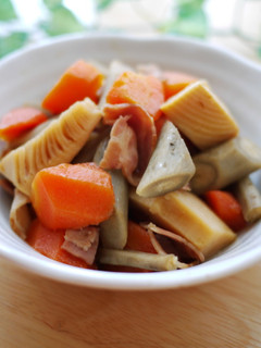 筍と根野菜のベーコン煮物-レシピのメイン写真