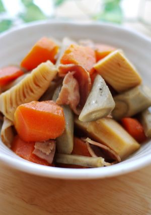 筍と根野菜のベーコン煮物-レシピのメイン写真