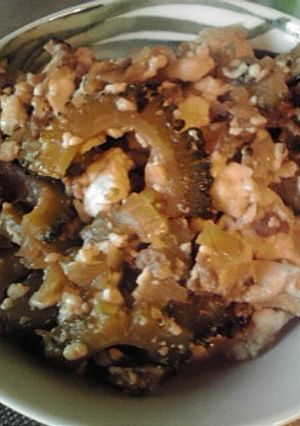 余った豚挽き肉があれば♪ゴーヤの甘辛炒煮-レシピのメイン写真