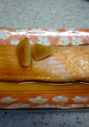 鮭のにんにく煮-レシピのメイン写真