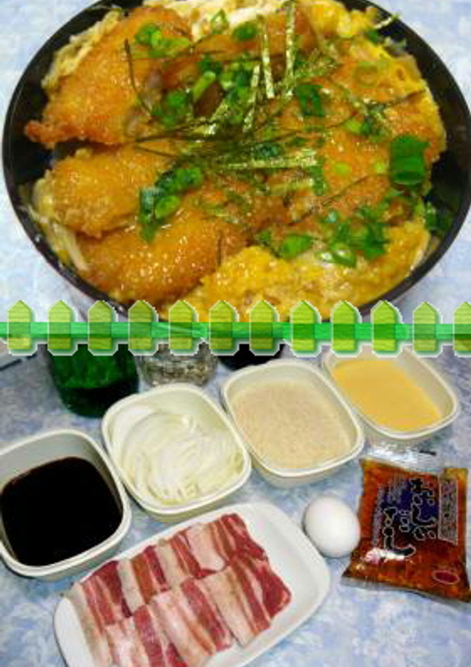 本格的な味♪カツ丼♪なのに簡単-レシピのメイン写真