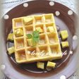 ワンボウルで簡単!さつまいもワッフル♡