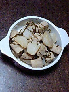 カブと高野のほっこり煮物-レシピのメイン写真