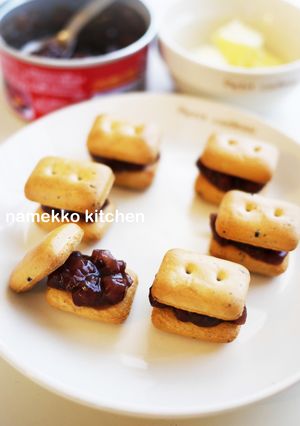 ●非常時も美味しく♪あんこサンド乾パン●-レシピのメイン写真