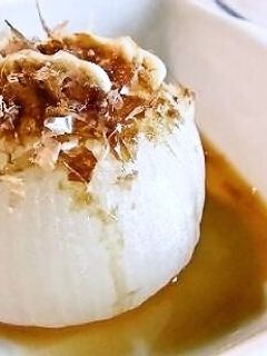 簡単・新玉ねぎの丸ごとレンジ蒸し-レシピのメイン写真
