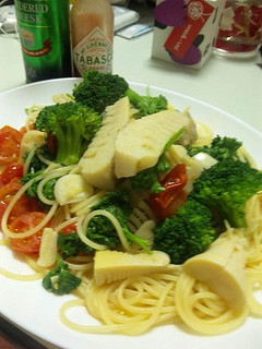 旬のたけのこでデトックスパスタ-レシピのメイン写真