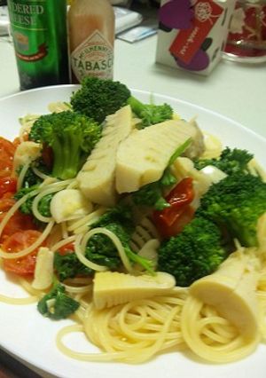 旬のたけのこでデトックスパスタ-レシピのメイン写真