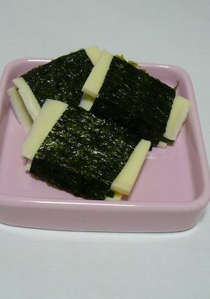 〜簡単おつまみ／チーズと味付け海苔〜-レシピのメイン写真