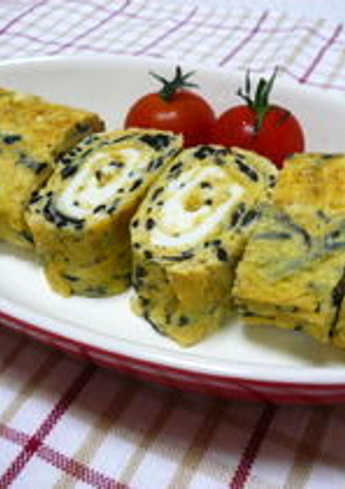 ＊ひじきの煮物で卵焼き＊-レシピのメイン写真