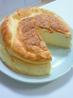 スライスチーズでスフレなチーズケーキ♪♪-レシピのメイン写真