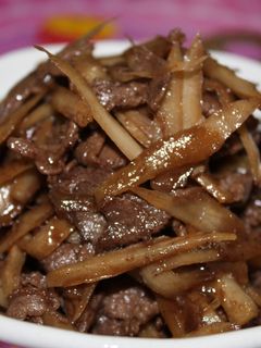 牛肉とごぼうの甘辛煮-レシピのメイン写真