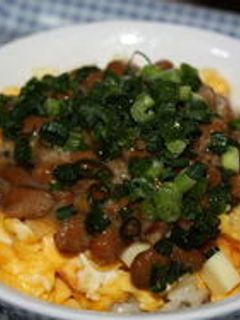 ~私のお昼~納豆ご飯-レシピのメイン写真