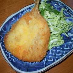 รูปของ チーズINあじフライ