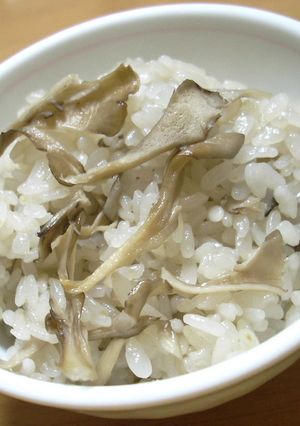 炊飯器で簡単　干し舞茸のおこわ-レシピのメイン写真