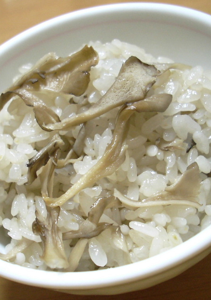 炊飯器で簡単　干し舞茸のおこわ-レシピのメイン写真