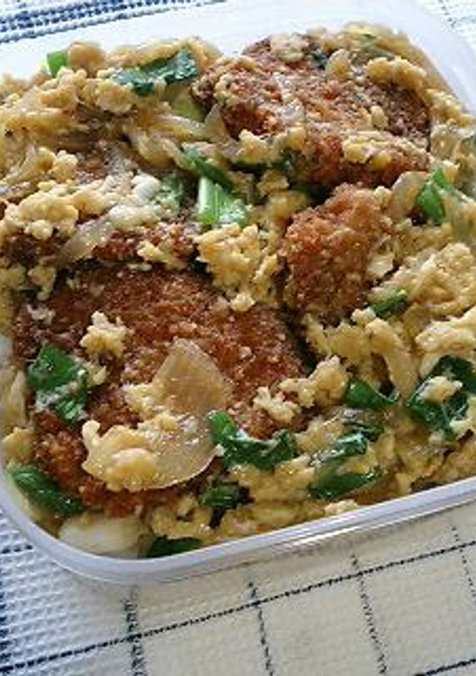かつ丼♪次男弁当⑩-レシピのメイン写真