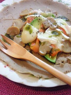 ★そば粉のガレット サーモンとアボカド★-レシピのメイン写真