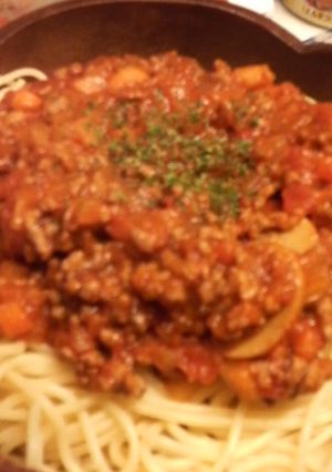 簡単洋食屋風！ミートソーススパゲッティ-レシピのメイン写真