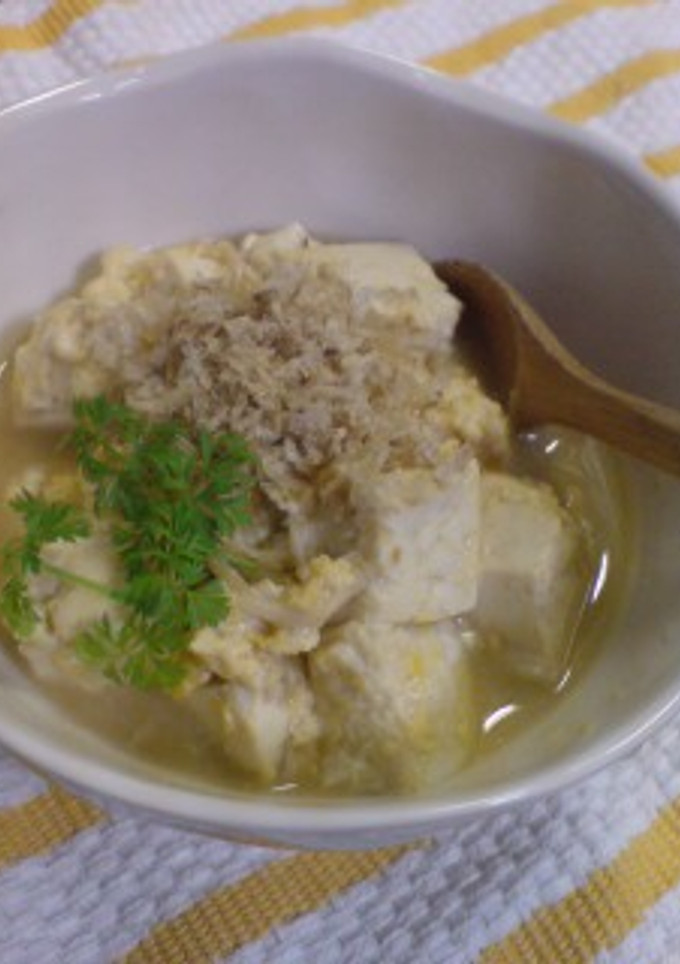 簡単にもう一品！豆腐の卵とじ★-レシピのメイン写真