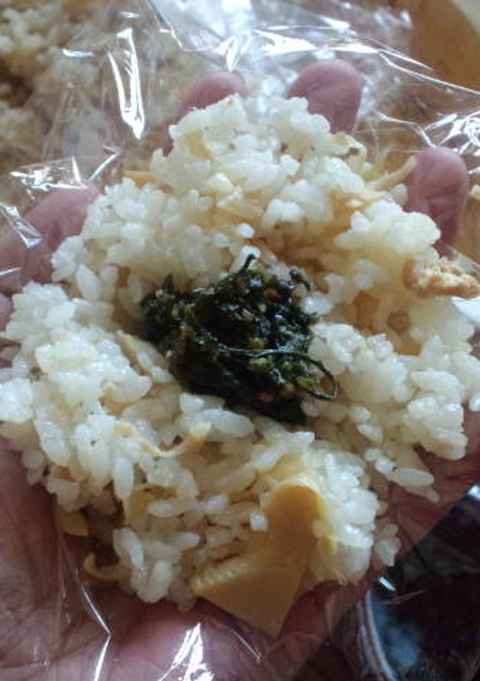竹の子と蕗のお寿司＆蕗の葉の佃煮♪-レシピのメイン写真